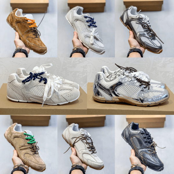 Chaussure Designer Leather Sneakers Low Heel Flats Knot Loafers Luxury Women Irregularity Matte Canvas Running Casual Shoes