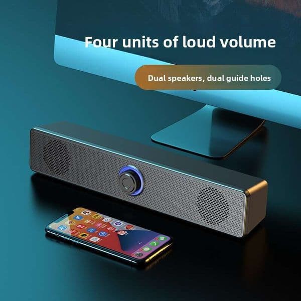E1002 Computer Small Bluetooth Heavy Bass Laptop Multimedia Mobile Phone Speaker