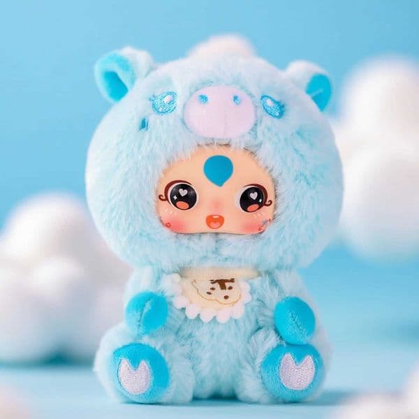New Christmas Gift Cartoon MM Milk Candy Second Generation Plush Box Action Figures Vinyl Face Dolls Surprise Box Pendant Decor Toys Birthday Gifts