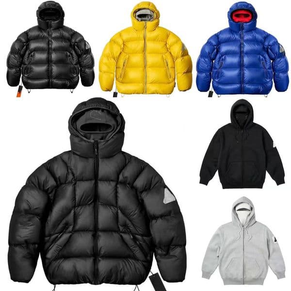 2025 Designer Women's Men's Hoodie Down Jacket Fashion Warm Zipper Hoodie Cotton Jacket Sportswear Hooded Top Sports Jogging Suit Size S-2XL