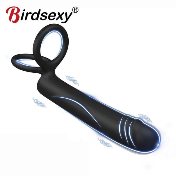 Strap On Anal Plug Vibrator Dick Dildo Sex Toys For Men Couples Bullet Penis Ring Double Penetration Vagina Butt 251017