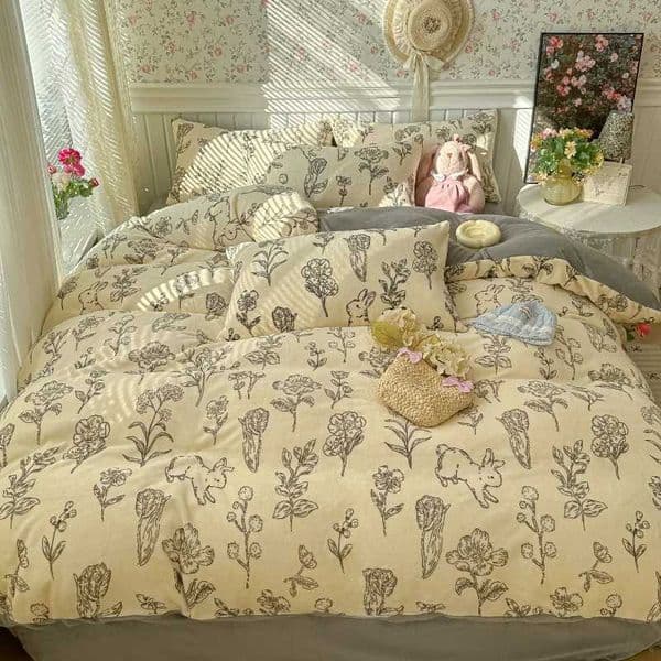The 2025 New Kork Reprinted Milk Fleece Duvet Cover Farai Velvet Cartoon Winter Quilt Covers and Bedding Skinfriendly and Soft H251020