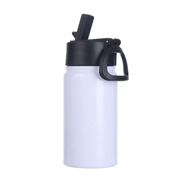 12oz Sublimation Water Bottles Travel Flask Sports Mugs Stainless Steel 304 Stainless Steel Insulated Cup Large Capacity Portable Tumblers Wholesale Z 10.20-10