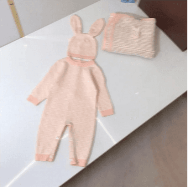 Brand Wool Blend Baby Romper Outfit Hat Comfort Warmth Ideal Newborns Toddlers Blankets Girls Boys Jumpsuits Onesies Kids Clothing 0-24M