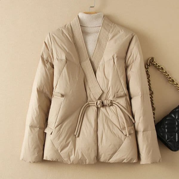 SEDUTMO Spring Oversize Duck Down Coat Women Vintage Jackets Autumn Fashion Casual Parkas ED2132 251017