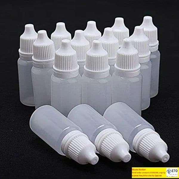 wholesale Wholesale 10g Liquid Small Eye Drop Bottle 10ml Empty Plastic Squeezable Dropper Bottles LL