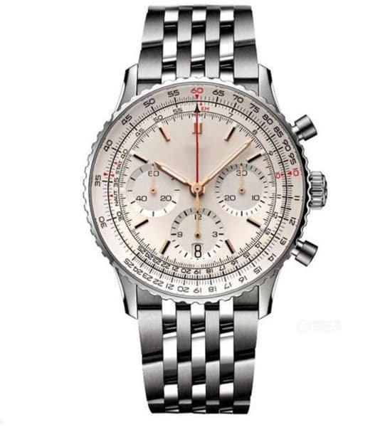 U1 Top-grade AAA Watch B06 B01 B20 Navitimerss Chronograph Quartz Movement Blue Dial 50TH ANNIVERSARY Stainsteel Men Watches Montre De Luxe Wristwatches