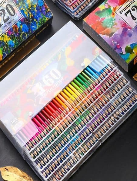 160 Colors Professional Drawing Oil Colored Pencils Set Artist Sketching Painting Wooden Color Pencil School Art Supplies Y2007098237644