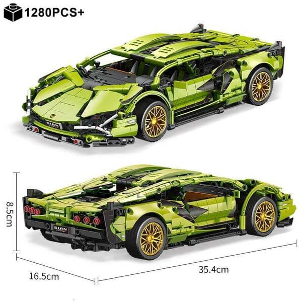 2024 Technical Bugattied Building Blocks Lamborghinis Hypercar Racing Car Model Assemble Vehicle Bricks Toys For Boys Kids GiftsXJ251020