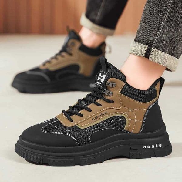Men Sneakers New Style Breathable Lace Up Men Mesh Shoes Fashion Casual Noslip Vulcanize Shoes Men Tenis Masculino Z251020