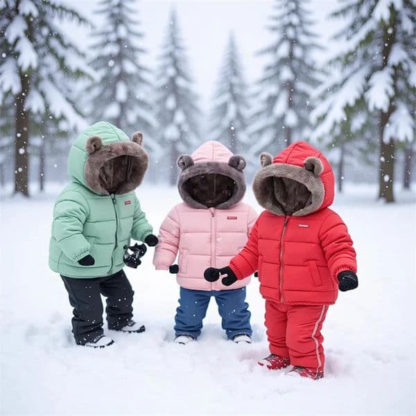 Girls Padded Coat Boys Lambs Wool Jackets Winter Warm Outwear Children Thicken Cotton Clothes Kids Fashion Casual Parkas 26Y 251017
