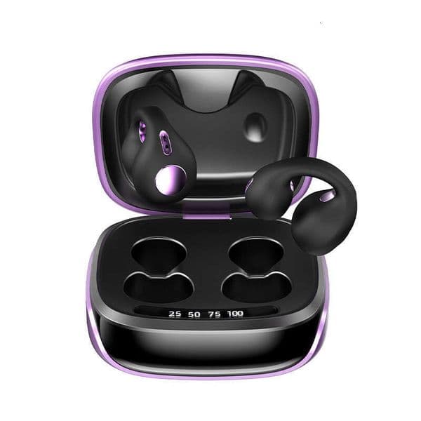 Jx80 Air Conduction Pinch Ear Bluetooth With Jet Code Noise Reduction Private Mode Large Power No Delay Headphones