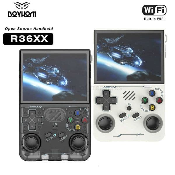 R36S updated R36XX Retro Handheld Game Console Linux ARKOS 35Inch IPS Screen Portable Pocket Video Player WiFi Games Kid Gift M251021