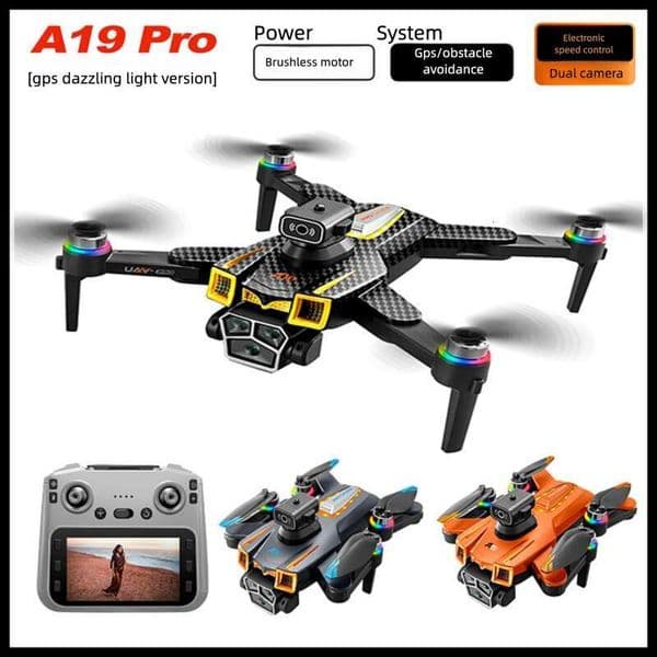 New Product A19 GPS Positioning Return Intelligent Obstacle Avoidance HD Aerial Photography Quadcopter Drone