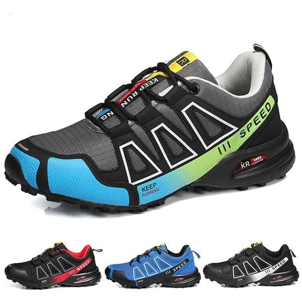 Men Hiking Shoes Outdoor Trail Running Shoes Mesh Breathable Hiking Training Shoes Large Size 3947 Casual Sports Shoes 251010