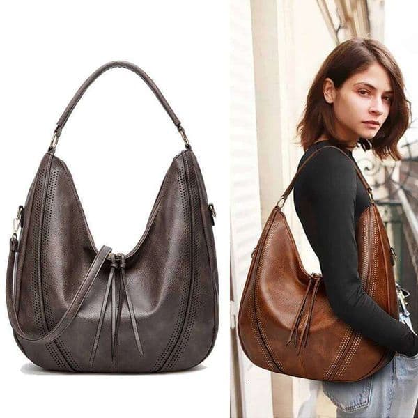 Designer Bags Retro Style Bags For Women 2025 New Pu Leather High-Capacity Shoulder European American Fashion Women's Tote Bag A229 Hot Selling
