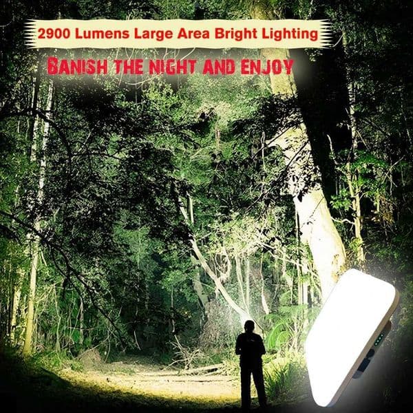 18000mAh 100W Rechargeable LED Camping Lantern Strong Light Magnetic Portable Torch Tent Light Emergency Work Maintenance Light X2510211