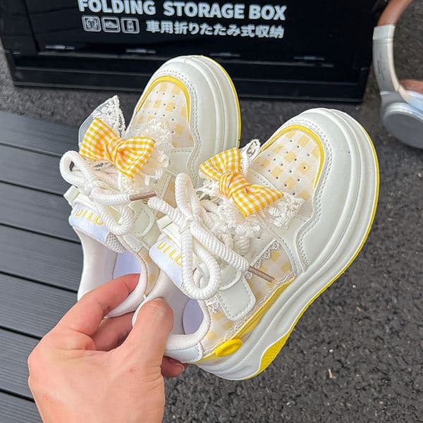 2025 Women's low cut children's shoes sweet princess shoes anti slip soft soled casual children's shoes designer shoes