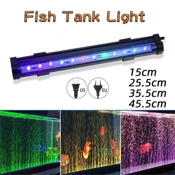 Aquarium LED Bubble Light Colorful Light Bubble Light LED Diving Light Aquatic Water Bubble Oxygenation Lamp Fish Tank Light Z251021