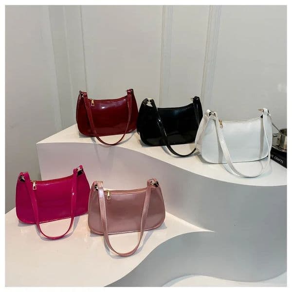 2025 Trendy Shoulder Bag Simple Style Versatile Pure Color Solid Colour Gentle Square for Woman 251018