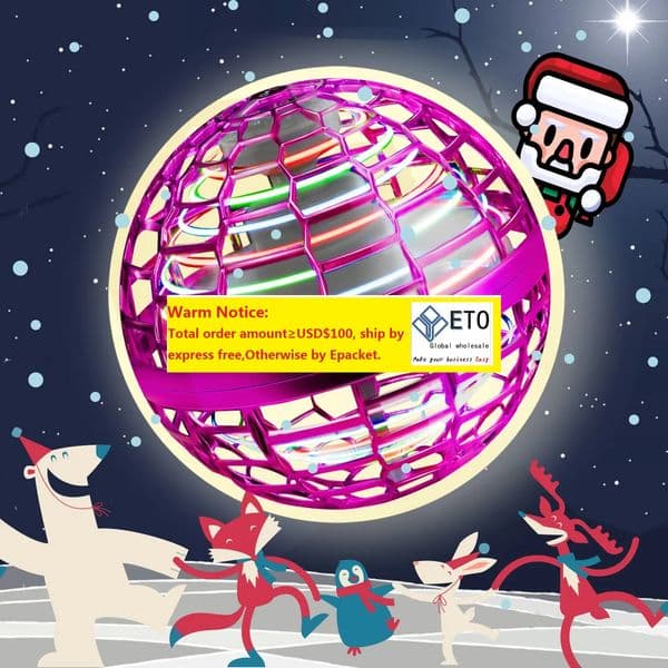 Magic Balls Flying Ball Toys Orb Hand Controlled Fidget Spinners With Rgb Lights Mini Drones Boomerang Neba Hoverball Toy Safe For O Ammtd ZZ