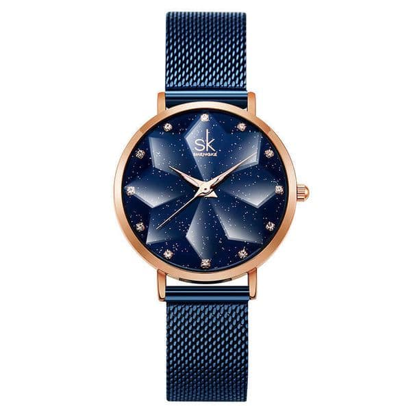 DHwatches SK Guangzhou Personality Geometric Hexagram Ins Women's Female Niche High-end Quartz Watch 0157
