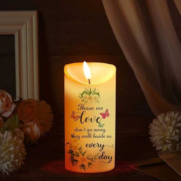 Memorial Candles Memorial Gifts LED Flameless Cardinal Candles for Loss of Loved One Sympathy Gifts Bereavement Gifts Battery Ca X251021