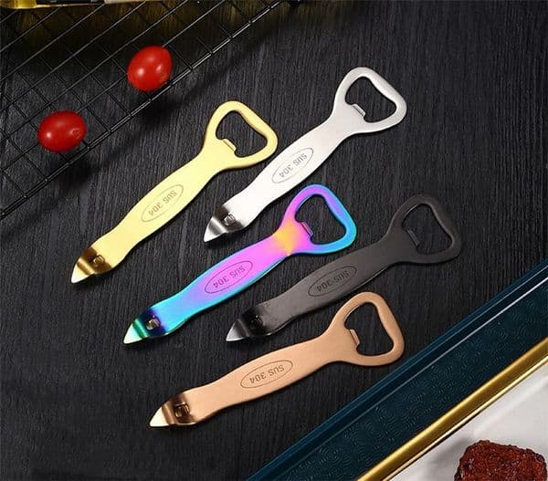 Stainless Steel Bottle Opener Kitchen Tools Multi-function Opener Portable Beer Openers P20
