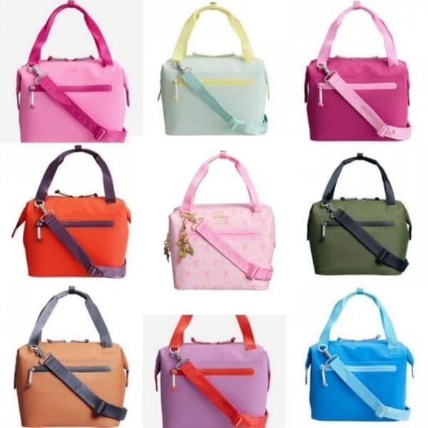Designer Lunch bag whole day recycled polyester ice bag 12 hour cooling travel ice bag all 40 ounce cup crossbody bag with phone pocket Travel bag