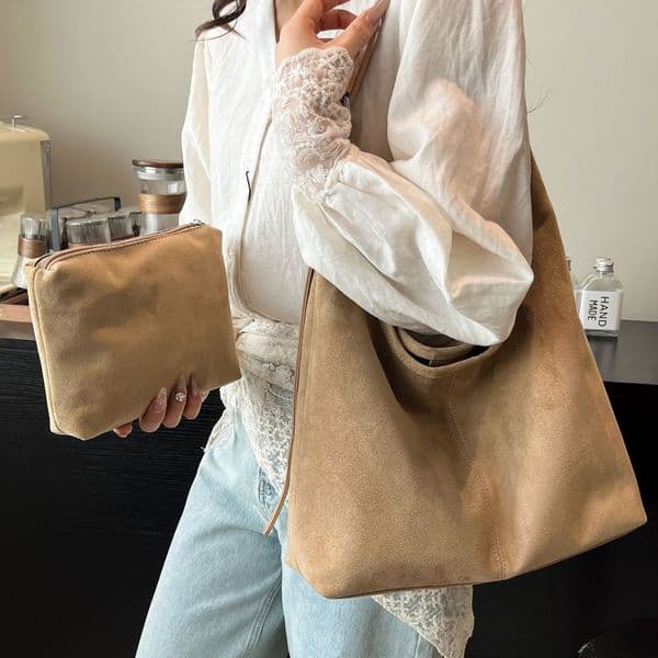 High-Tech Fabric Blend - Versatile Designer Handbag Ideal For Office Or Casual Outings
