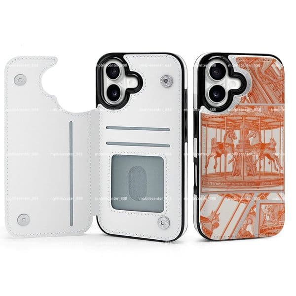 Her horse H Designer iphone case 17 16 case luxury case for iPhone 17 16 15 Pro Case: Customized Flip leather style Phone Cases Slim Anti Yellowing Military Grade F23