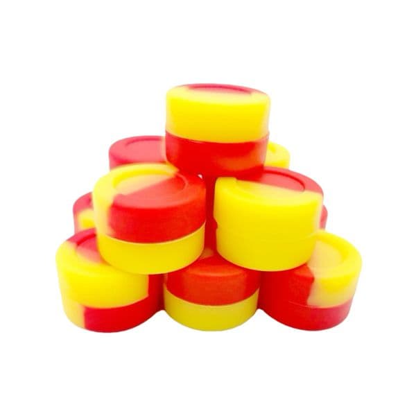 2ml 3ml 5ml 7ml Wax Containers Food Grade Nonstick Jars Silicone Box Accessories