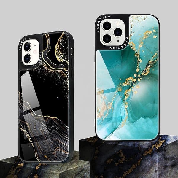 New fashionable phone case suitable for iPhone Pro Max, Apple 2-in-1 full coverage glossy protective case, trendy Apple phone case
