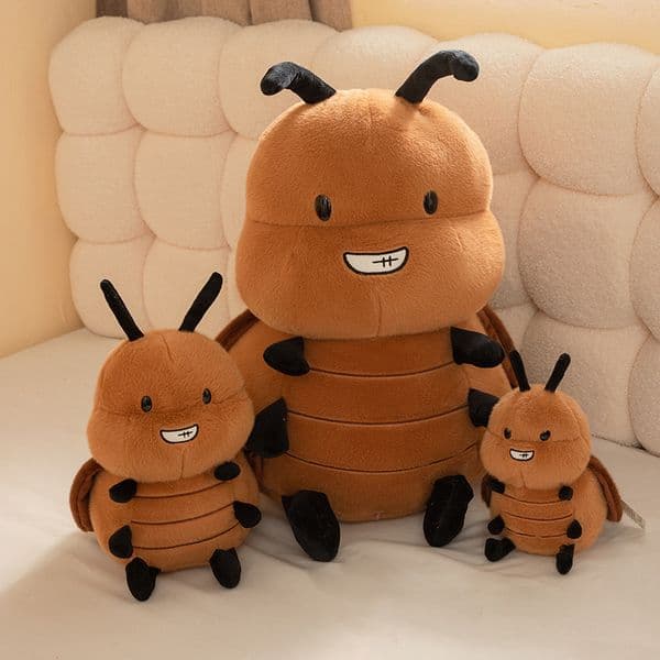 Cartoon roach Plush Toy Cute Wasp Pillow Sofa Cushion Ornament Children's Doll Gift