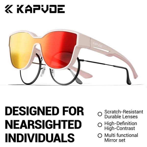 Myopia glasses cover Cycling Running Fishing Glasses Outdoor Sport Camping Accessories UV400 MTB Bicycle Bike Sunglasses H251021