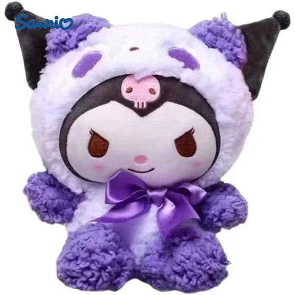 Sanrio Kawaii 25cm Jade Dog Kuromi Dressing Doll Plush Toy Stuffed Animal Patung Dolls Birthday Gift for Girls Kids Boys L251023