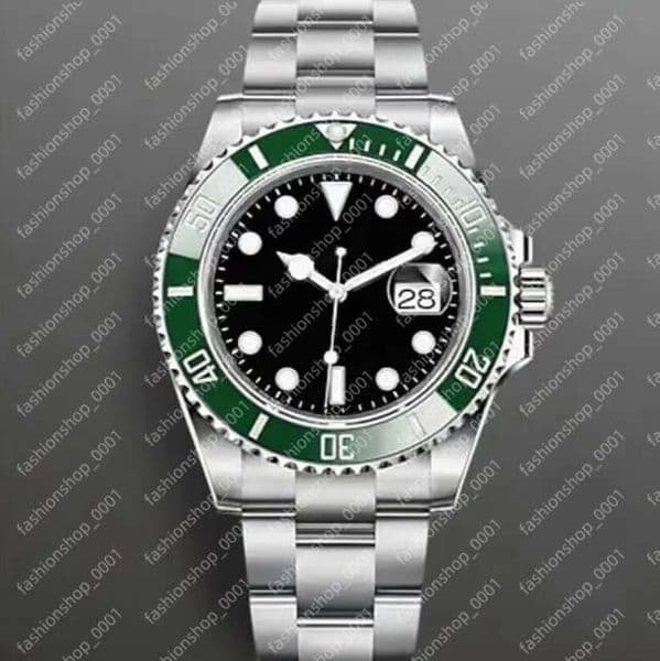 With Box men 41mm Mechanical automatic watch Ceramic bezel Sapphire watche Gliding clasp movement watches blue luminous wristwatch Optional waterproof 50M