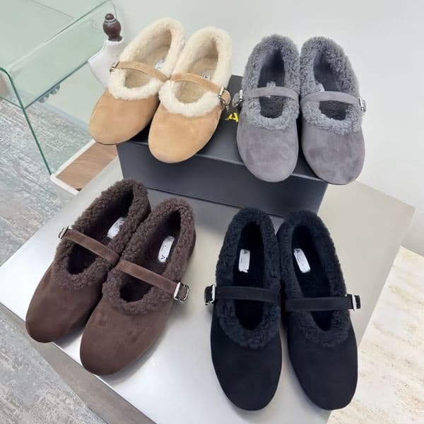 Suede Leather Womens Designer ballet flats alala Luxury Mary Jane shoe Mirror quality fishnet ballet shoes Lady Fashion Leisure formal outdoor sports walk shoe 10A