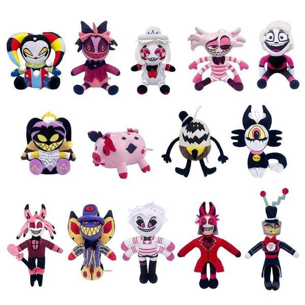 2026 Black Friday New Alastor Plush Adam Hazbined Cos Hotels Soft Stuffed Costume Cute Plushie Figure Hells For Children Kids Christmas Gift A0034 KU18