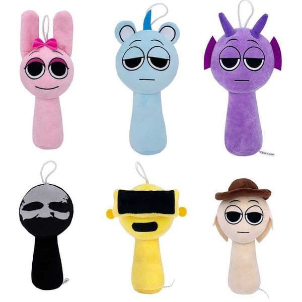 2026 Black Friday New Sprunki Cartoon Soft Stuffed Ornament For Kid Dolls Plush Toys Christmas Customized Gift Free shipping ZHWI