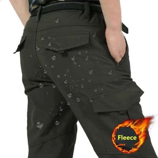 Winter Thick Pants Men Double Layer Fleece Cashmere Overalls High Quality Male Camouflage Trousers Warm Casual Cargo 251023