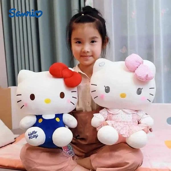 Sanrio Hello Kitty Anime Hello Kitty Stuffed Toys Plushier Soft Pillow Birthday Gifts For Girls Kawaii Hello Kitty Plush Dolls L251023