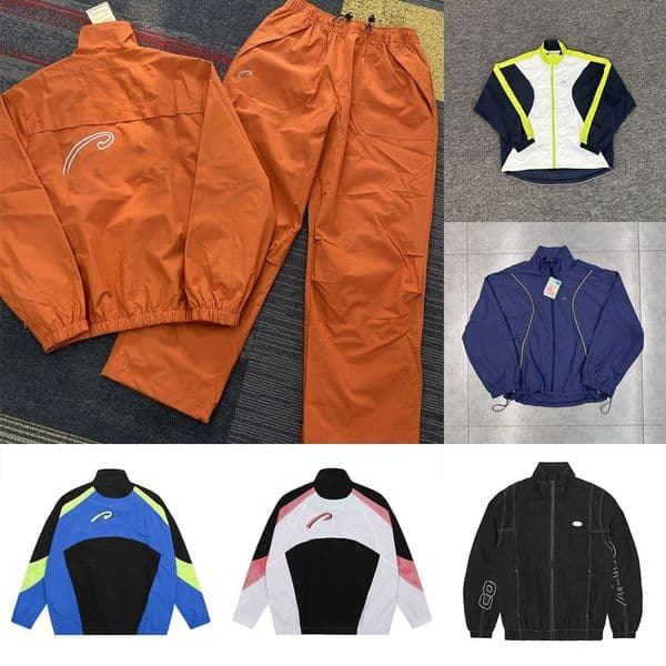 Designer tracksuits Mens Tracksuit hoodie pant Fashion Patchwork Jacket Stand-up Collar American Trendy Streetwear Winter Windproof Coat hoodie