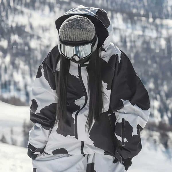 Women Winter Ski Jackets Men Waterproof Insulated Snow Tops Super Loose Snowboard Clothes Breathable Windproof Skiing Hoodies Y251023