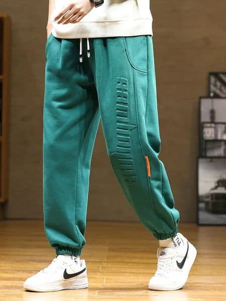 Mens Sweatpants Baggy Joggers Fashion Letter Hip Hop Streetwear Harem Pant Men Casual Cotton Loose Trousers 8XL 251020