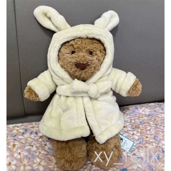 Dolls UK Je Plush Childrens plush 2 toys Bathrobe Outfit Stuffed Toy Bartholomew Bear Bumblebee Soothing the Doll Gifts 132 XJ260303