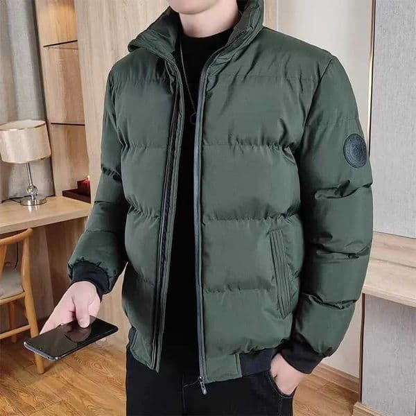 Korean-Inspired Male Casual Clothing Item Functional Insulated Garment Ideal For Outdoor Activities During Chilly Months Z251018