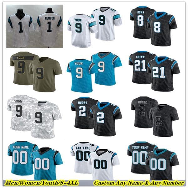 BryceYoung Football Jersey PanthersS Cam Newton Chuba Hubbard Kenny Pickett Monroe Freeling Jalen Coker Xavier Legette Jackson Jaycee Horn Jonathon Brooks Lloyd