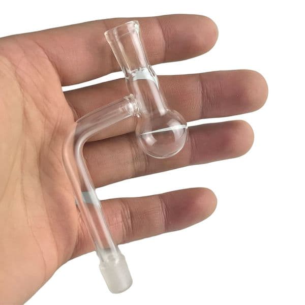 Goodsstore 10mm Male Glass Terp Oil Burner Pipes Thick Clear Glass Tube for Smoking Oil Burner Glass Pipe