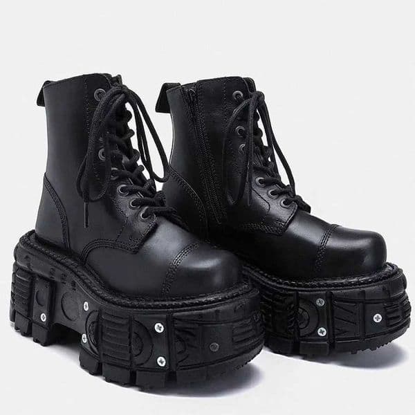 Leather Heightened 10cm Thicksoled Mens Hightop British Style 2025 New Trendy Mens Boots Ruffian Handsome W251024
